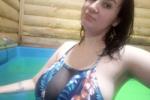 Resting at sauna