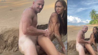 NEW!! Sand, Salt and Skin — Risky Quickie!