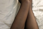 My feet in pantyhose