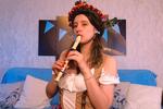 Happy forest musician