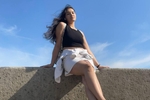 against the sky