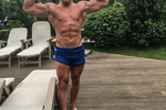 Shower, naked, flex photos