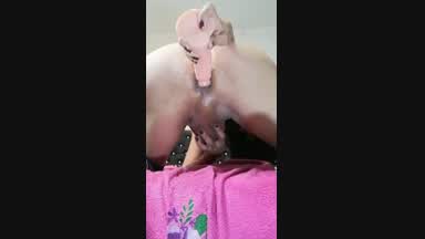 Playing with my dildo