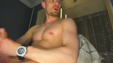 Shooting sperm on the chest 🌈