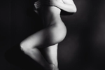 NAKED IN BLACK AND WHITE