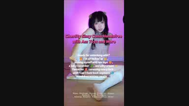 Chastity Sissy Cums Handsfree with Ass Toys and Mo