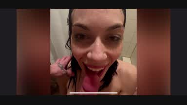 in the shower with daddy :)