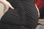 Black Dress Preggo Pics