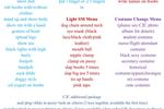 Private Show Menu