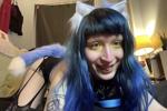 becky blue ૮ ˶′ ཅ ‵˶ ა ₊˚⊹ — brainless and arching