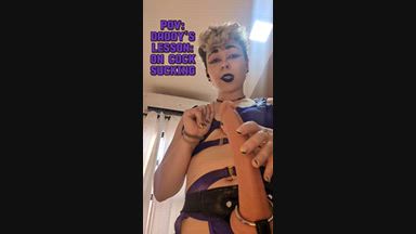 POV Daddy's Lesson on Cock Sucking VIP
