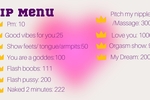TIP MENU AND OFFLINE TIP MENU