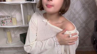 Sweet Mary loves to tease hehe