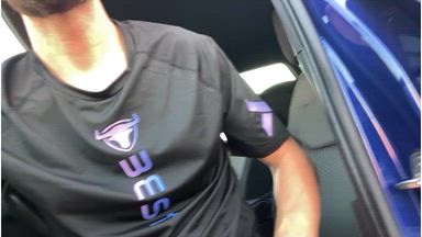 Cum in the street