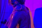 Neon Bathroom
