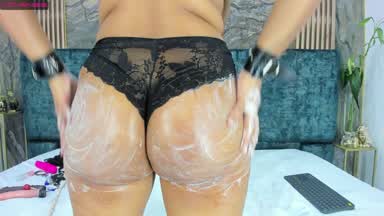 soap on my tits and ass