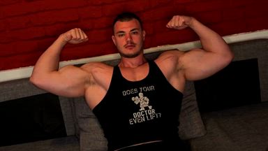 flexing and teasing