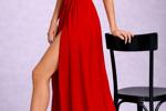 The lady in red