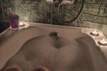 romantic evening in the bathtub