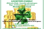 Lucky tips family member