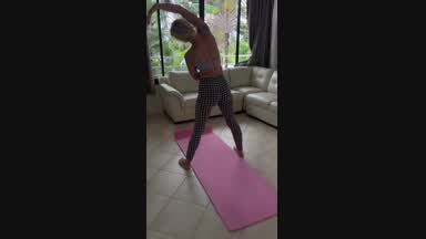 A little yoga for you