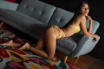 yellow lingerie