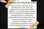 INFORTATION VERY IMPORTANT