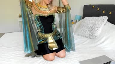 Cleopatra and double penetration