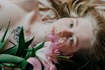 Flowers on the skin