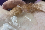 My Hairy Bush With Cum On It