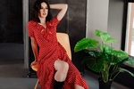 Red dress