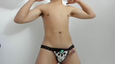 Me jerking off and cumming over a pantie