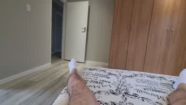 Cumming hard