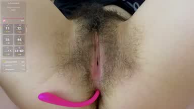 Fuck pussy all in and out with lush in ass
