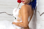 Hot bubbles and foam in the jacuzzi