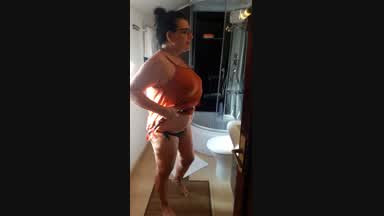 in shower
