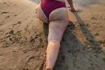 Yoga at the beach
