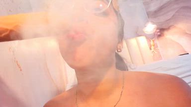 THE HORNY MEGGY SMOKES ON YOUR COCK