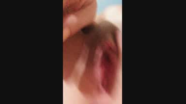 Spreading & Playing with cum