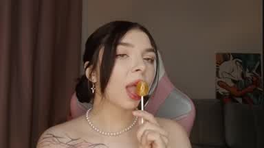 Having Fun With a Lollipop