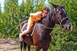 lovely horse ride