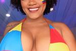 Colombia celebrating