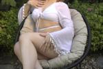 Sexy outdoor booty tease