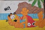 Some old drawings....Garfield much..lol