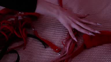 BDSM set for us: gag, whip, paddle, handcuffs ;)