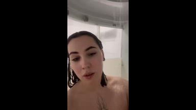 in shower