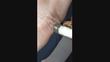 Cream cum pussy vibrator play