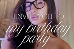 my birthday party