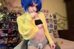 Coraline cosplay and her tits😍