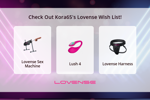 LOVENSE WISHLIST !!